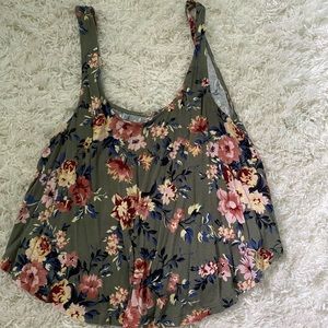 Floral Cropped AE Tanktop